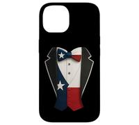 Disfraz de esmoquin de Texas, divertido traje de estado tejano para Halloween, estrella Carcasa para iPhone 14