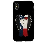 Disfraz de esmoquin de Texas, divertido traje de estado tejano para Halloween, estrella Carcasa para iPhone X/XS
