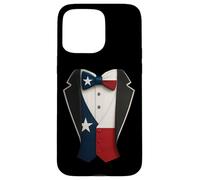 Disfraz de esmoquin de Texas, divertido traje de estado tejano para Halloween, estrella Carcasa para iPhone 15 Pro Max