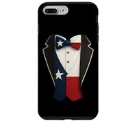 Disfraz de esmoquin de Texas, divertido traje de estado tejano para Halloween, estrella Carcasa para iPhone 7 Plus/8 Plus