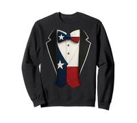 Disfraz de esmoquin de Texas, divertido traje de estado tejano para Halloween, estrella Sudadera