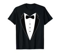 Disfraz de esmoquin falso, para boda, novio, despedida de soltero, esmoquin Camiseta