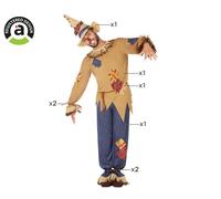 Atosa disfraz espantapájaros hombre adulto M