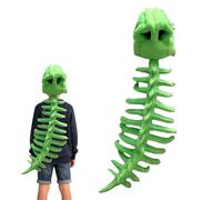 Disfraz de esqueleto de dinosaurio para niños - Vestidores con efecto sonido - Vestidores Realistas | para Adultos Creadores de Contenido Artistas Teatrales Escuelas Teatrales Temáticos Eveneme