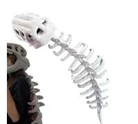 Disfraz de esqueleto de dinosaurio prehistórico de 75 cm, con efecto de sonido, diseño de hueso, para Halloween, para juegos de rol, de disfraces, temáticas