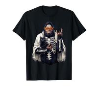 Disfraz de Esqueleto de pie Grande para Halloween, Temporada Espeluznante Camiseta