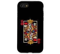 Disfraz de esqueleto de reina de corazones espeluznante para parejas de Halloween Carcasa para iPhone SE (2020) / 7 / 8