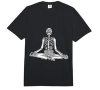 Disfraz de Esqueleto Espeluznante de Yoga para Halloween, yogui para Adultos y niños Comfort Colors Adult Heavyweight T-Shirt