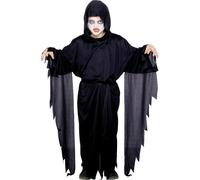 Disfraz De Esqueleto Para Niños Grim Reaper Halloween Fantasía Oscuro