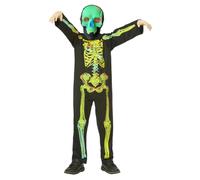 Disfraz De Esqueleto Para Niños Halloween Murciélago Día De Los Muertos