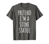 Disfraz de estatua de piedra para Halloween, fácil de última hora Camiseta