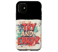 Disfraz de ética empresarial para amantes del habla de prueba y error Carcasa para iPhone 11