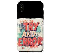 Disfraz de ética empresarial para amantes del habla de prueba y error Carcasa para iPhone XS Max