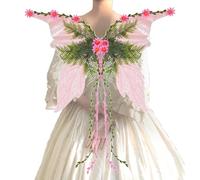 Disfraz de Fairy Wings para adultos, 70 g Adult Fairy Costume, Gauze Girls' para Halloween, Pride, Garden , Navidad, Makeup, Stage Performance, Cosplay, and Holiday Events, 70 x 48 cm