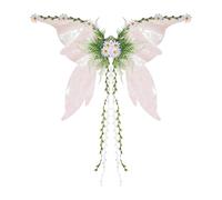 Disfraz de Fairy Wings para adultos, 70 g Adult Fairy Costume, Gauze Girls' para Halloween, Pride, Garden , Navidad, Makeup, Stage Performance, Cosplay, and Holiday Events, 70 x 48 cm