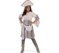 Disfraz De Fantasía De Chica Pirata Fantasma Para Halloween, Traje Para Niñas