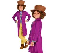 Disfraz De Fantasía Para Niños Wonka, Libro De Cuentos De Chocolate