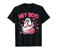 Disfraz De Fantasma De Halloween Para Niña Fantasma Hey Boo Camiseta