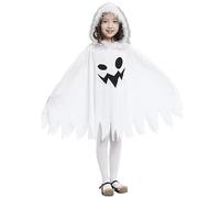 Disfraz de fantasma de niños pequeños, Tamaño m Cape de Halloween Cape para niños Disfraz de juego de roles, 110-120 cm, fantasma de pequeños, bebé