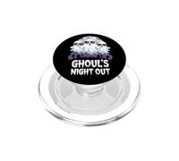 Disfraz de Fantasma Divertido de Halloween Ghoul's Night out Spooky PopSockets PopGrip para MagSafe