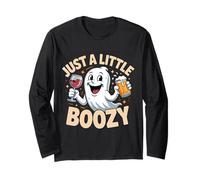Disfraz de Fantasma para Beber de Halloween Just Little Boozy Manga Larga