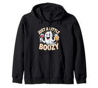 Disfraz de Fantasma para Beber de Halloween Just Little Boozy Sudadera con Capucha