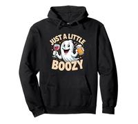 Disfraz de Fantasma para Beber de Halloween Just Little Boozy Sudadera con Capucha