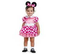 Disfraz De Fiesta De Puzzle Carnaval Minnie Rosa Clásico Talla 6-12 Meses