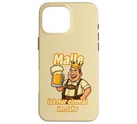 Disfraz de Fiesta Estampado para Hombre con Texto Divertido Malle Carcasa para iPhone 16 Pro MAX