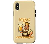 Disfraz de Fiesta Estampado para Hombre con Texto Divertido Malle Carcasa para iPhone X/XS
