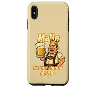 Disfraz de Fiesta Estampado para Hombre con Texto Divertido Malle Carcasa para iPhone XS MAX