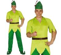 Disfraz De Fiesta Para Hombre Tipo Arquero Robin Hood O Peter Pan