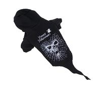 Disfraz de Fiesta para Mascotas, Jersey para Perros, Pijamas para Perros de Halloween, Sudaderas con Capucha para Perros con Calavera, Disfraz con Capucha para Mascotas(Negro S)