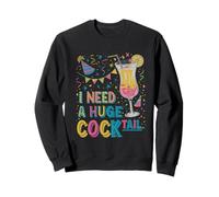 Disfraz De Fiesta Para Niñas Por La Noche Bebiendo Camiseta Sudadera