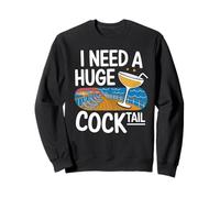 Disfraz De Fiesta Para Niñas Por La Noche Bebiendo Camiseta Sudadera