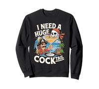 Disfraz De Fiesta Para Niñas Por La Noche Bebiendo Camiseta Sudadera