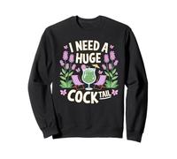 Disfraz De Fiesta Para Niñas Por La Noche Bebiendo Camiseta Sudadera