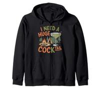 Disfraz De Fiesta Para Niñas Por La Noche Bebiendo Camiseta Sudadera con Capucha