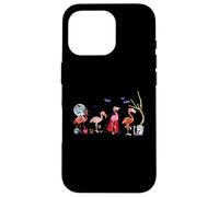 Disfraz de Flamenco Rosa para Halloween, Bruja, Vampiro, Momia Carcasa para iPhone 16 Pro