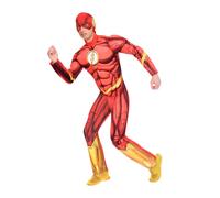 amscan 9906106 - Disfraz oficial de DC Comics Classic The Flash para adultos, talla M