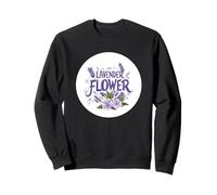 Disfraz de Flor Silvestre de Lavanda Feliz Sudadera