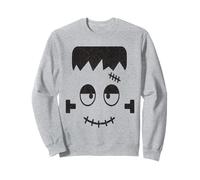 Disfraz de Frankenstein a Juego para Halloween de Monster Face Sudadera