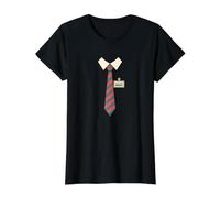 Disfraz de Friki Divertido Nerd a Tiempo Completo para Amantes de la tecnología del Humor Camiseta gráfica económica, Mujer, Negro, M