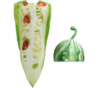 Disfraz De Fruta Divertida con Tocado, Disfraz De Calabaza Amarga para Adultos, Disfraz De Fiesta con Temática De Verduras, Disfraz De Halloween, Carnaval Y Actuación para Adultos.