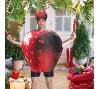 Disfraz de Fruta para Halloween | Disfraz De Halloween Calabaza Amarga Role Play | Accesorios De Fiesta Realistas Para Hombres Mujeres Adolescentes Holiday Mardi Gras Eventos | Traje Para Fotos Cumple