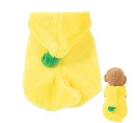 Disfraz de fruta para perro, chaqueta de plátano, chaqueta cálida para cosplay, para Halloween, Navidad, , invierno, fotografía de razas pequeñas y medianas, mascotas perros y gatos