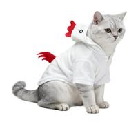 Disfraz de gallina para perro, ropa de gallina de Halloween para mascotas - Sudadera para mascotas Cosplay de cachorro - Para cachorros talla mediana casa viaje fotos cumpleaños fiesta temática Acción