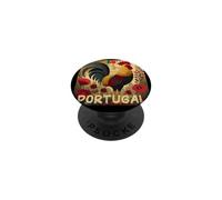 Disfraz de Gallo portugués Genial para los Amantes de los Pollos portugueses PopSockets PopGrip Adhesivo