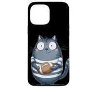 Disfraz de Gato con Pelota Deportiva para Amantes del fútbol y los Gatos Carcasa para iPhone 13 Pro MAX