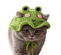 Disfraz de gato de ganchillo con diseño de Frog Strawberry Frog, 18 cm